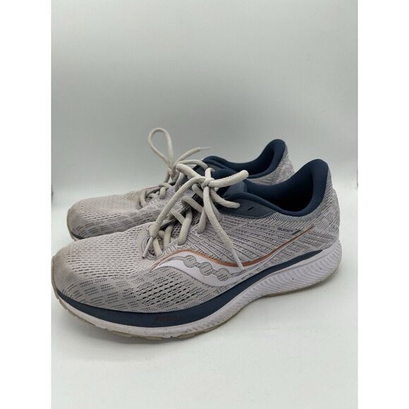 Saucony Women’s Form Fit Gray Blue Running Shoes Sneakers S10654-35 Size 10.5 - Picture 1 of 8